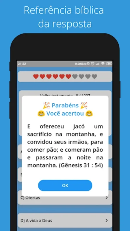 Perguntas da Bíblia for Android - Enhance Your Biblical Knowledge