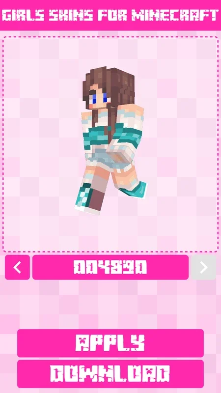 Girls Skins for Minecraft for Android - Customize Your Avatar