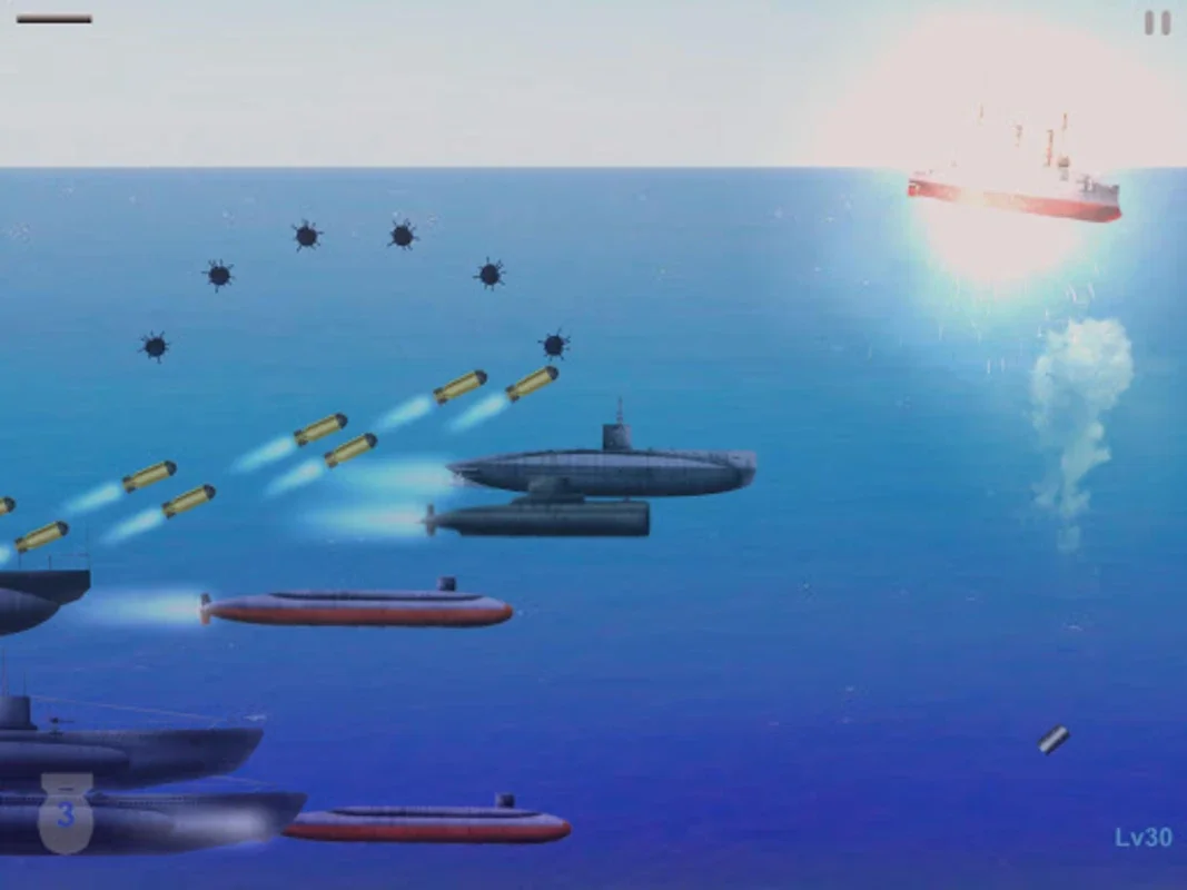 Submarine War for Android - Skill - Based Global Competition