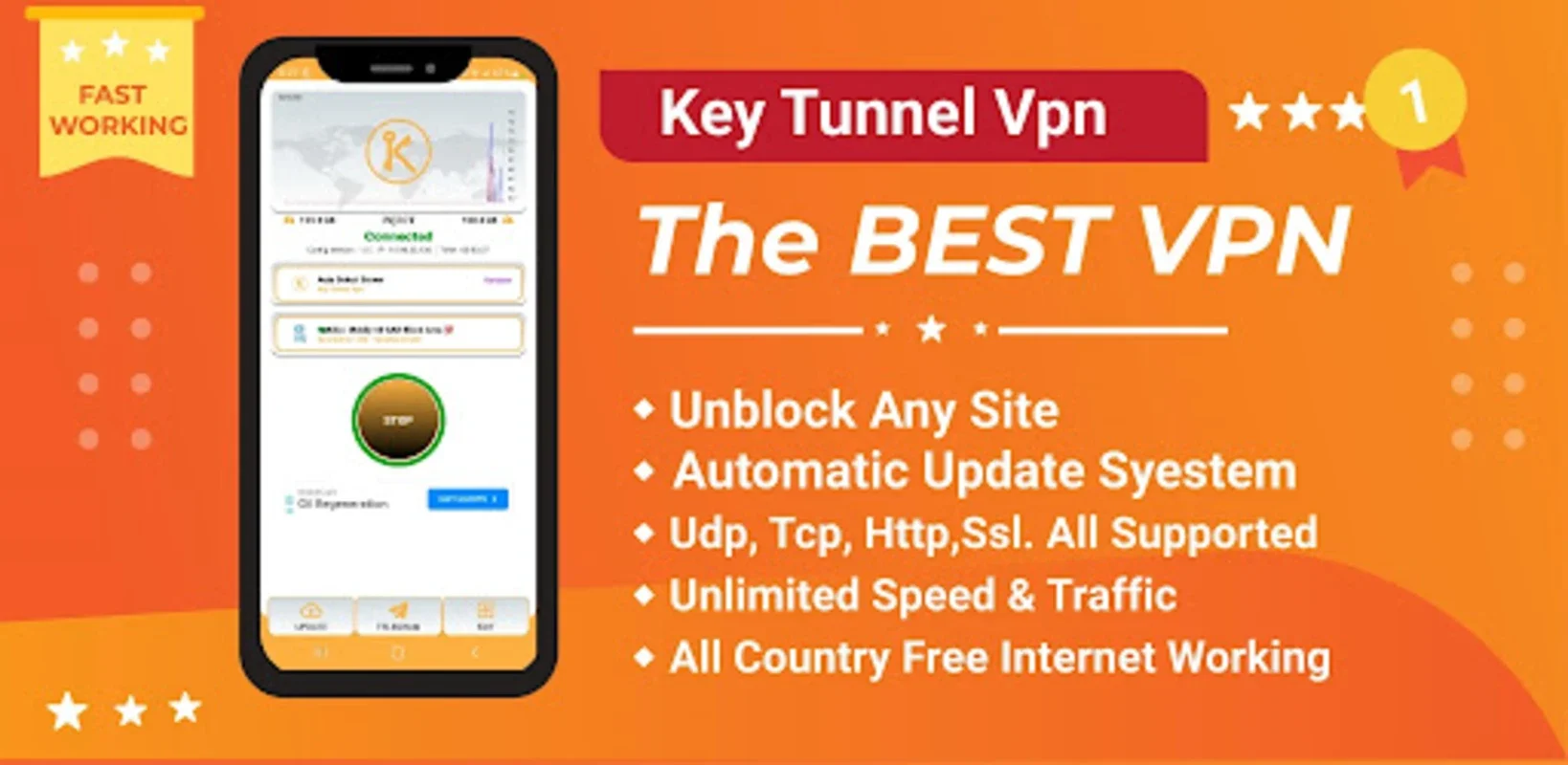 Key Tunnel Vpn for Android - Secure Browsing Solution