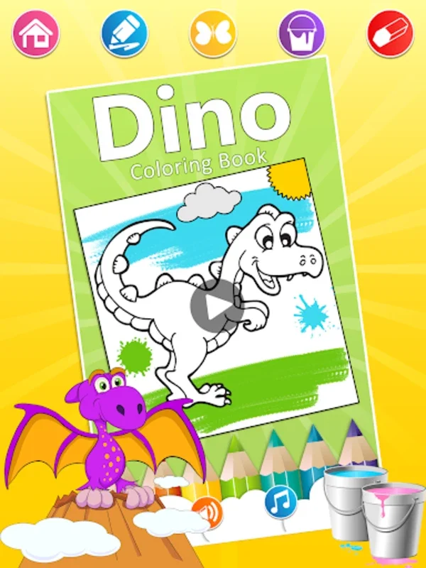 Dino Coloring Pages for Android - Unleash Creativity