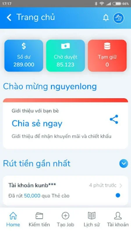 Golike - Kiếm Tiền Online Từ M for Android - No Downloading Needed