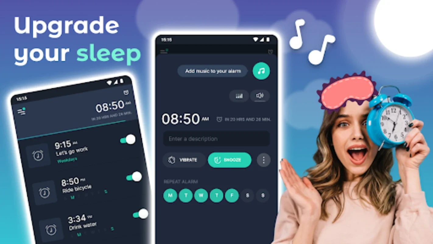 Mornify - Wake up to music for Android