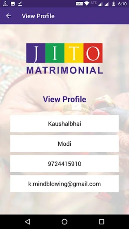 JITO Ahmedabad Matrimony for Jains - Android App for Jain Matrimony