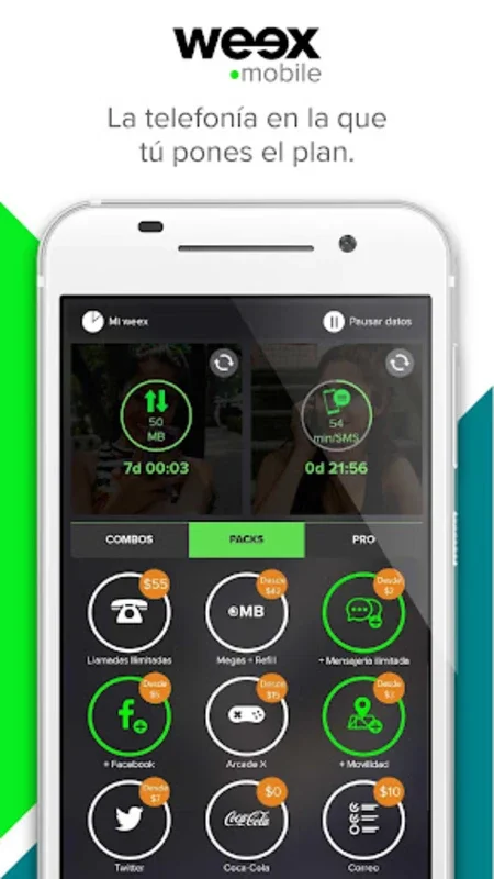 weex for Android - Personalized Telephony Experience