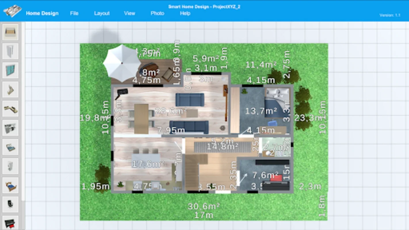 Smart Home Design | Floor Plan for Android: Advanced 3D Floor Plans