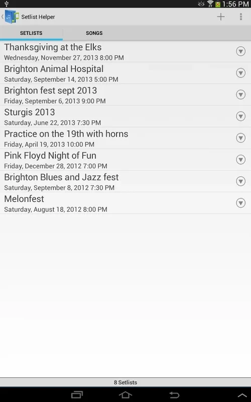 Setlist Helper for Android - Download the APK from AppHuts