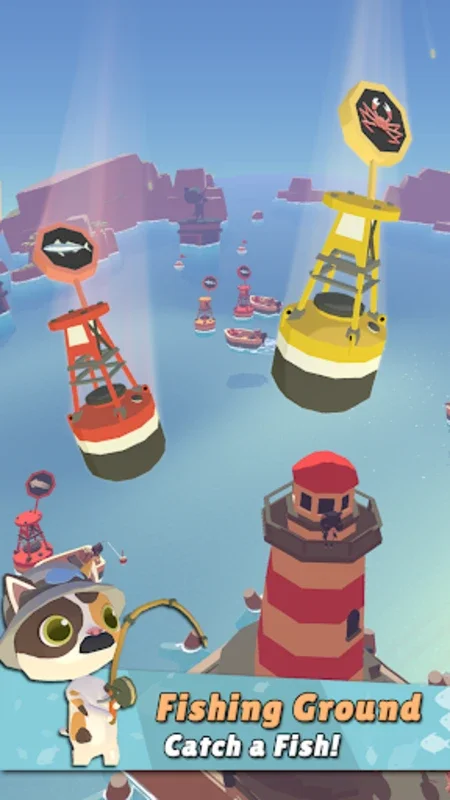 The Cat Fishing Village for Android - Charming Simulation