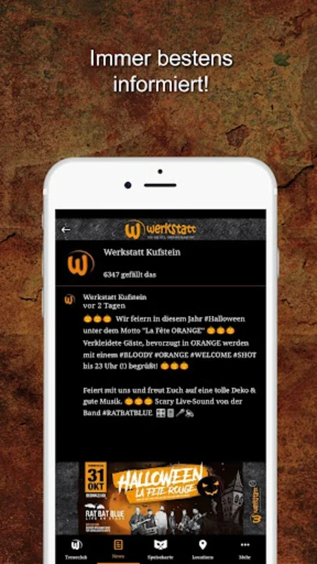 WERKSTATT Restaurants for Android - Rewards at Your Fingertips