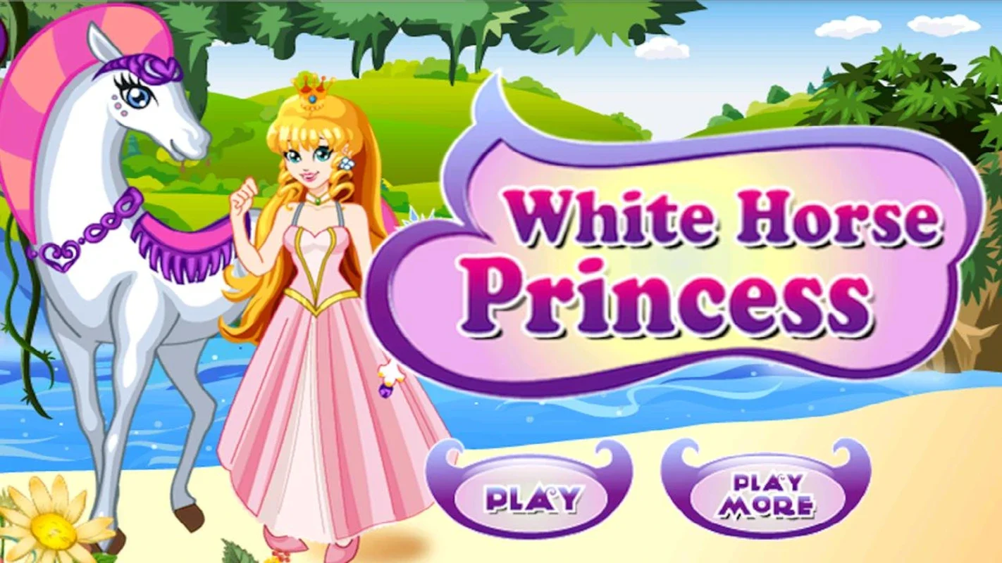 White Horse Princess Dress Up for Android - No Downloading Needed