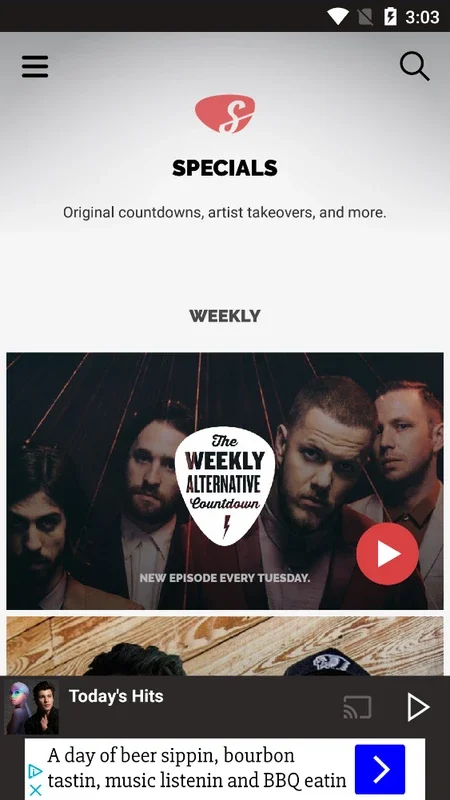 LiveXLive for Android: Personalized Music Playlists