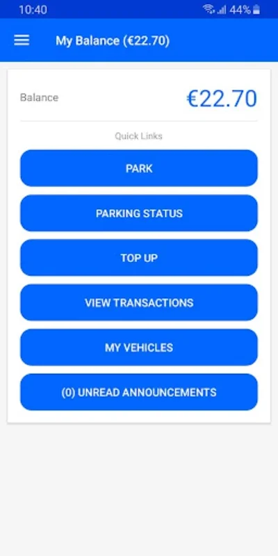 Cork Park By Phone for Android - Effortless Parking