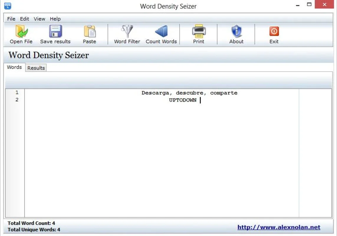 Word Density Seizer for Windows - Measure Word Count Easily