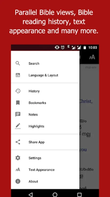 Malayalam Audio Bible (ERV) for Android - Spiritual Experience