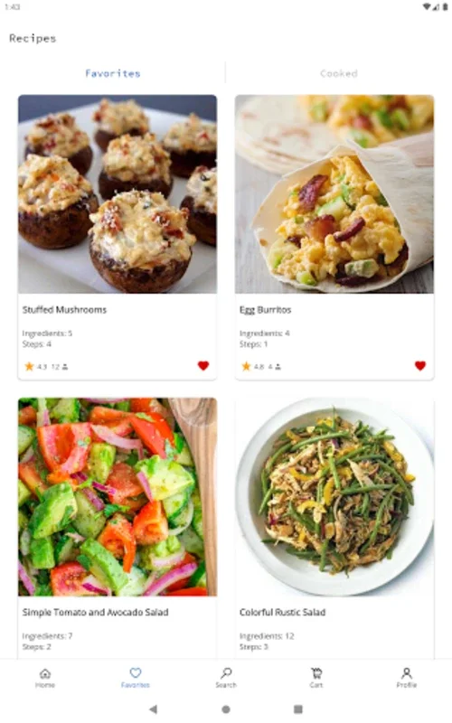 Easy Recipes for Android - Discover Delicious Meals