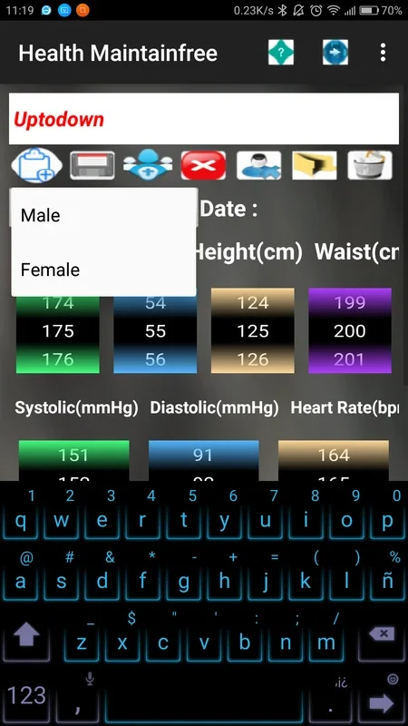 Health Maintain free for Android - Track Your Health Easily