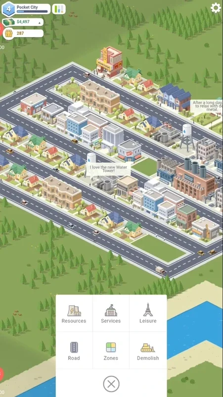 Pocket City Free for Android - Build Your Dream City