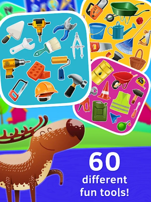 Puzzles. Building Tools for Android - Educational Fun for Kids