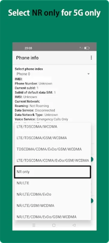 Network Type Switcher for Android: Customize Network Settings