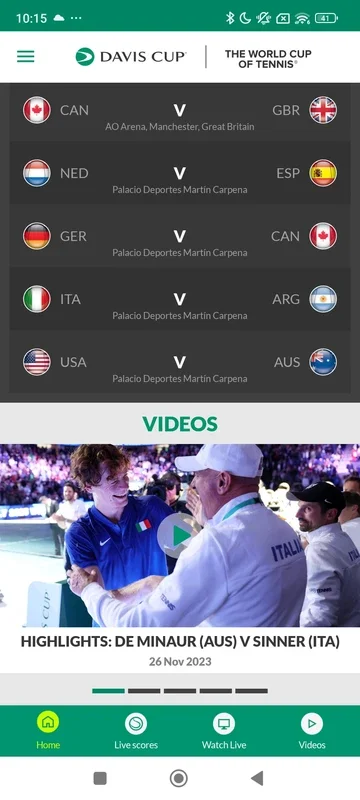 Davis Cup for Android - Stay Updated with Tennis News