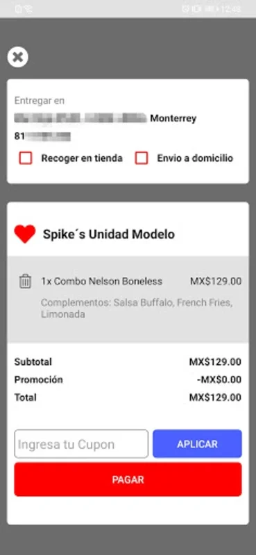 Spike´s for Android - Discover 100% Mexican Cuisine