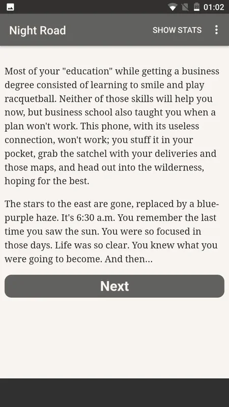 Night Road for Android: Immersive Storytelling App