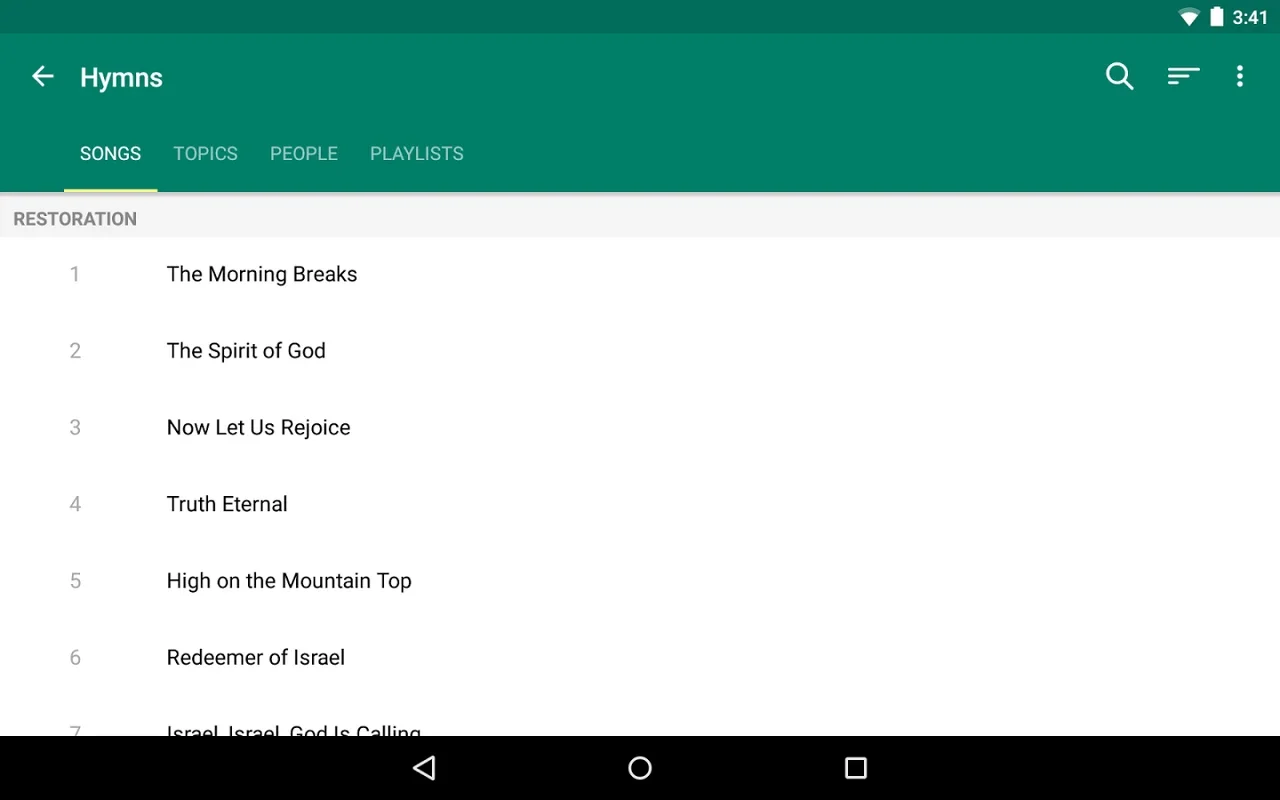 LDS Music for Android - Official Hymns App