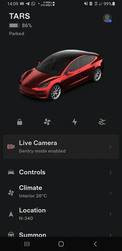 Tesla for Android - Manage and Control Your Vehicle