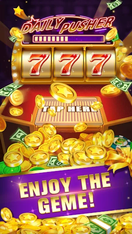 Daily Pusher Slots 777 for Android - Enjoy Virtual Coin-Pushing