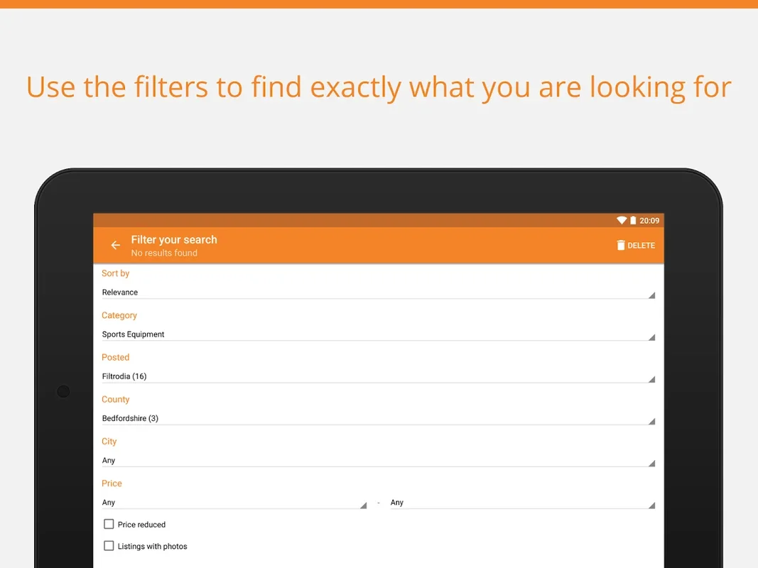 Products for Android: Find Classifieds Easily