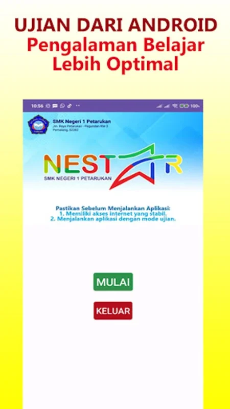 MYSIS - Ujian Pakai HP for Android: Secure Exam Platform