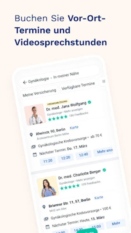 jameda: Ärzte finden & buchen for Android - Book Medical Appointments Easily