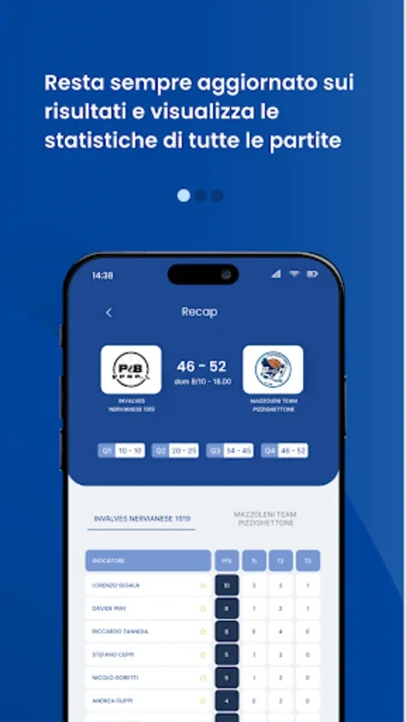 Italia Canestro for Android - Track Italian Basketball Easily