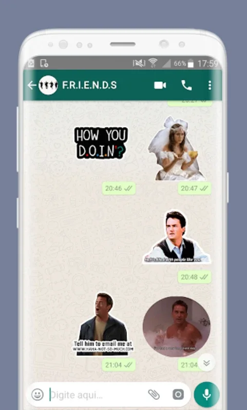 Friends Sticker for Android: Spice Up Your WhatsApp Chats