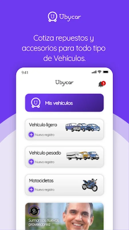 Ubycar: Repuestos de Vehículos for Android - Streamlined Vehicle Part Sourcing