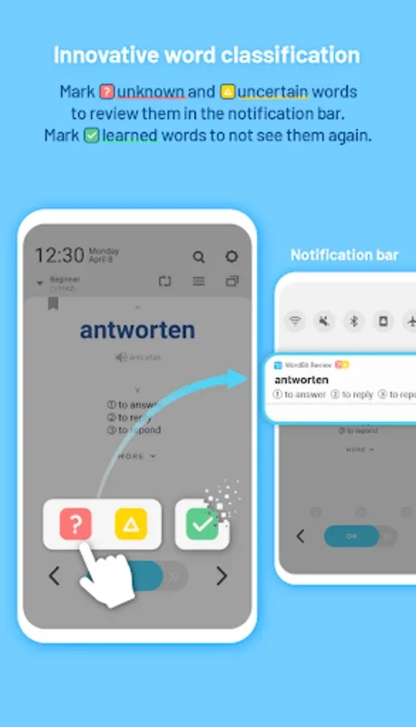 WordBit German (for English) for Android - Passive German Learning on Lockscreen