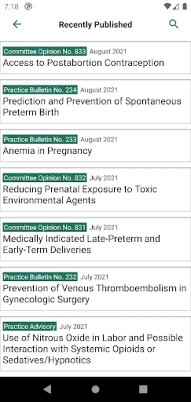 ACOG for Android: Comprehensive Ob-Gyn App