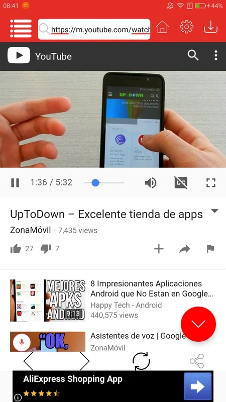 Muvi Downloader for Android - Download and Save YouTube Videos