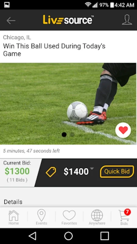 Live Source for Android - Ideal for Seamless Auctions and Donations