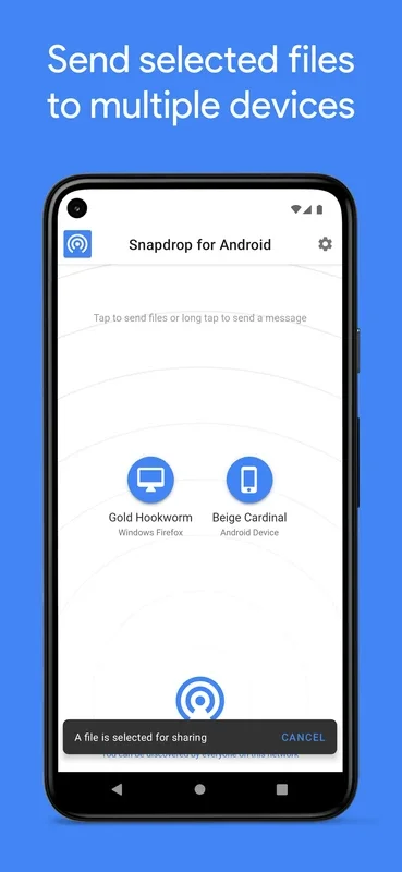 Snapdrop for Android: Simplifying Local File Transfers