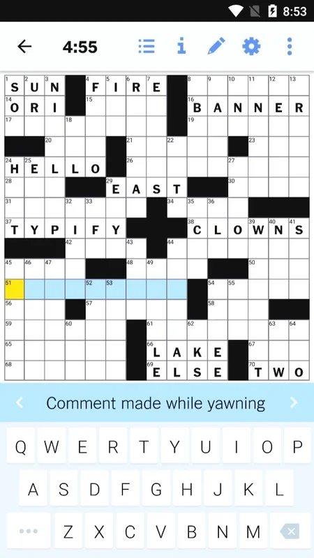 NYTimes - Crossword for Android - No Download Needed