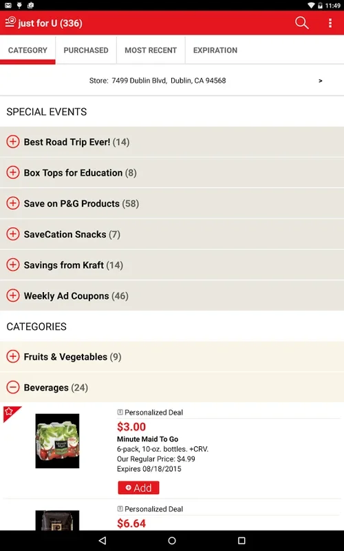 Tom Thumb for Android: Streamlined Grocery Shopping