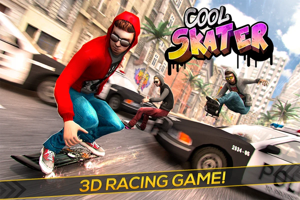 Cool Skater Miami Street Cops for Android - Thrilling Gameplay