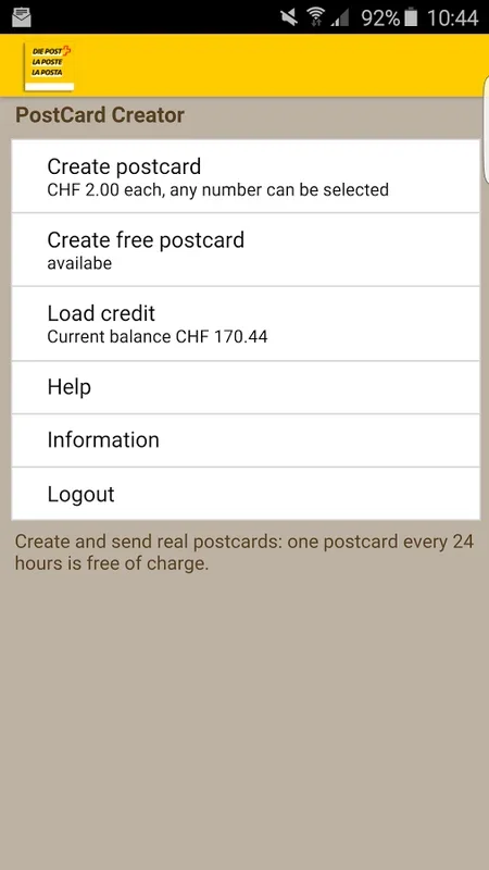 PostCard Creator for Android - Personalized Postcard Maker