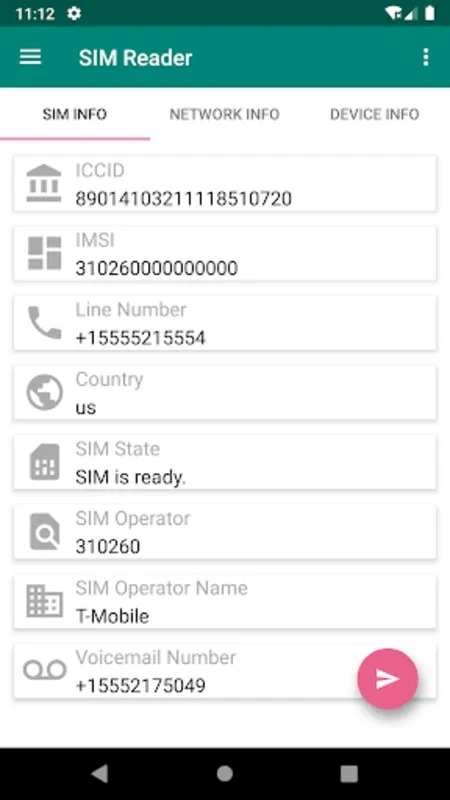 SIM Reader for Android - Essential SIM and Device Info