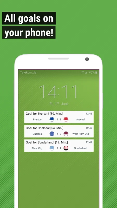 TorAlarm for Android: Soccer Calendar & Live Scores