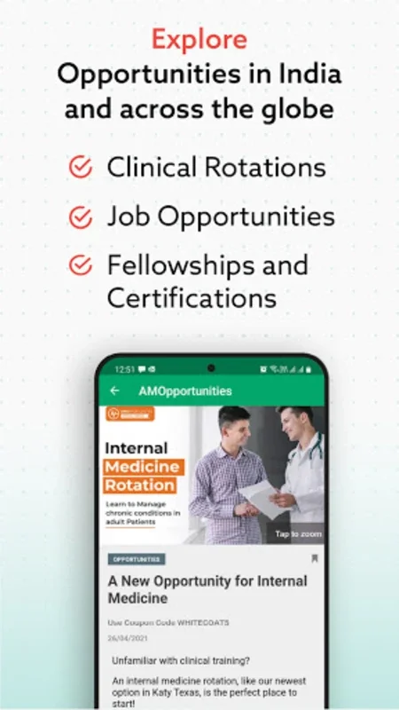 WhiteCoats-Doctors App for Android: Enhance Your Practice