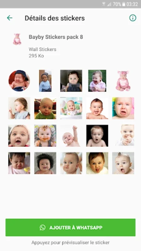 Animated babies Stickers for Android - Enhance WhatsApp Chats