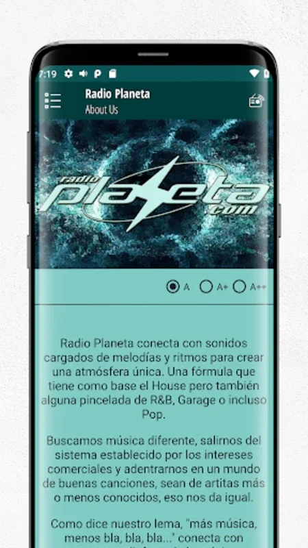 Radio Planeta for Android - Diverse House Music