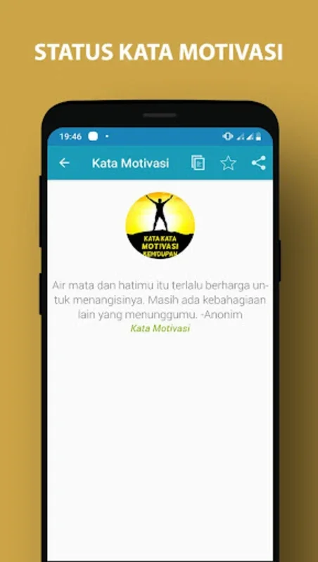 Kata Kata Motivasi Kehidupan for Android - Inspiring Quotes